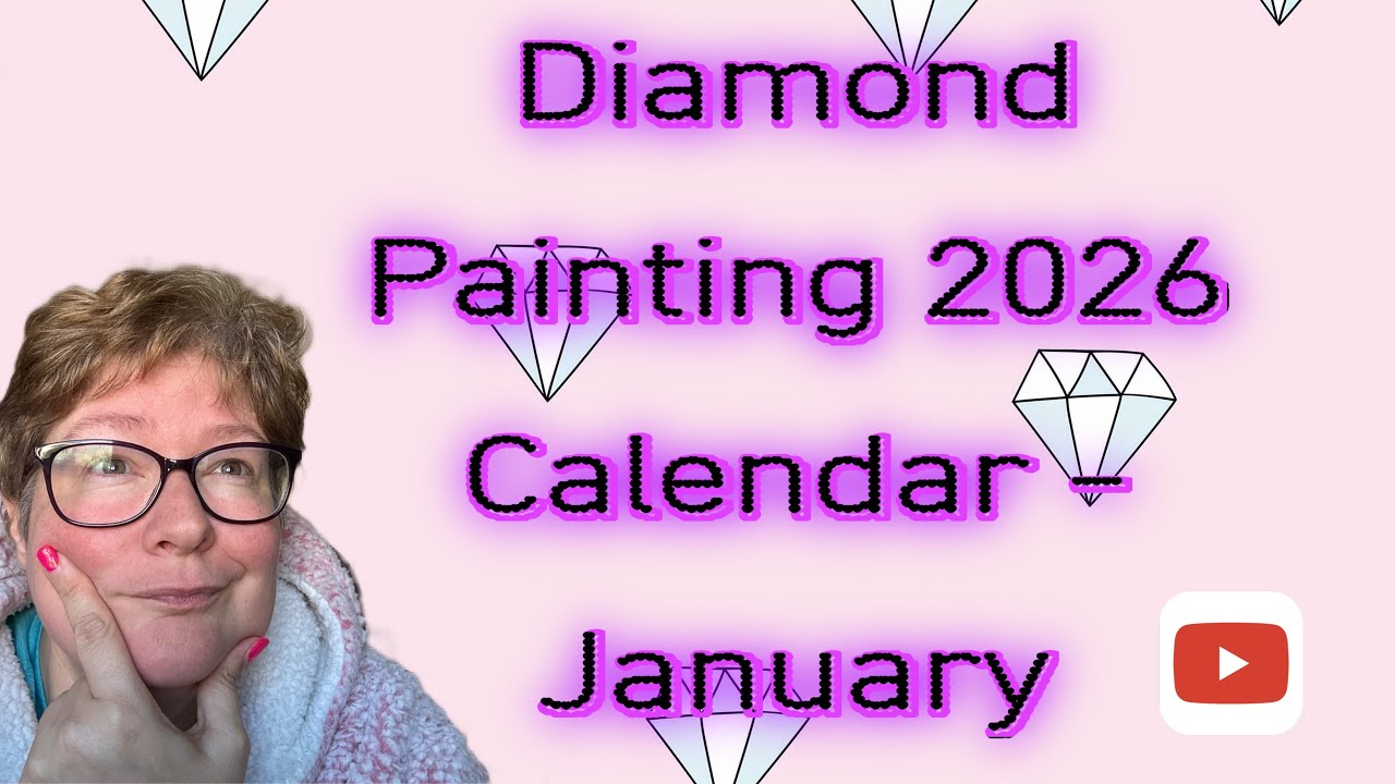 Календарь на 2026 год по алмазной живописи от Diamond Art Club - январь