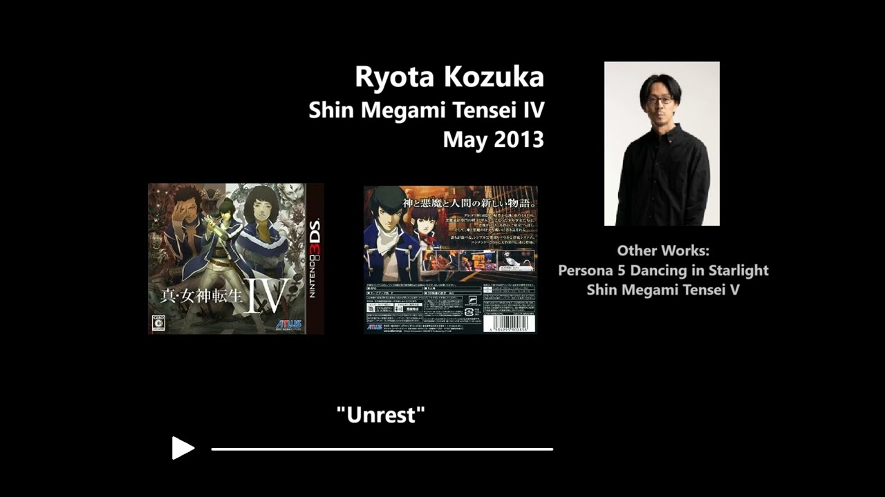 1 Music Track per Composer - Megami Tensei Franchise