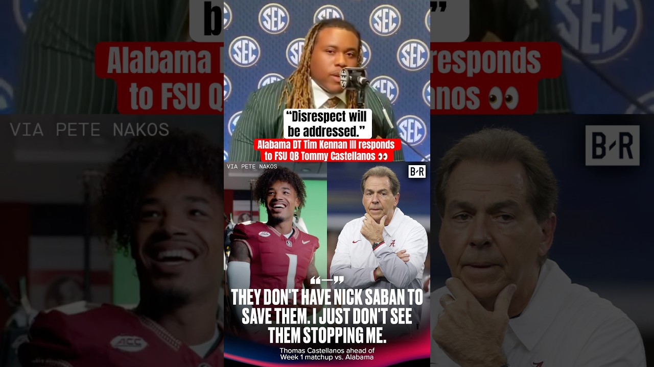 Alabama DT speaks on FSU QB’s comments 👀