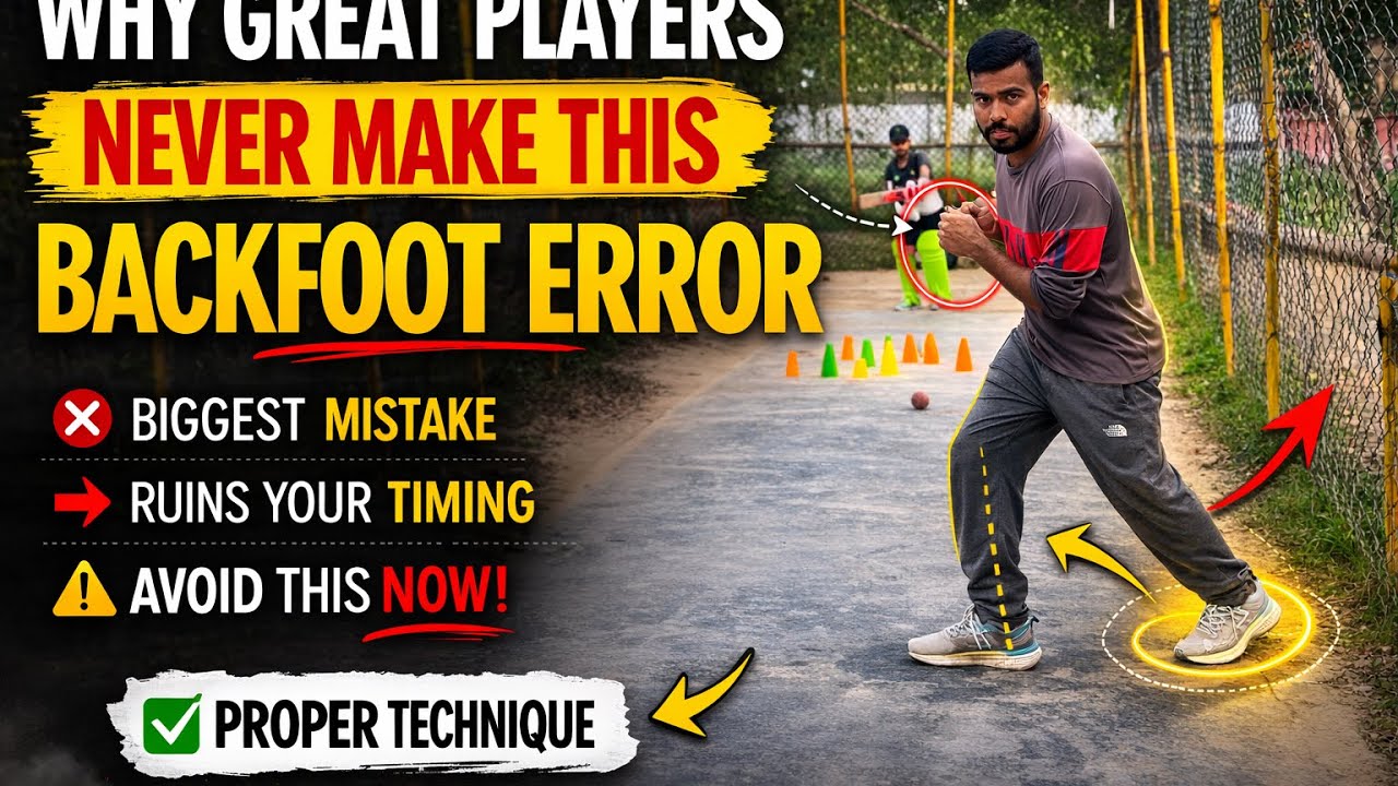 The Backfoot Mistakes That Destroy Your Timing. Watch this episode. @espn @cricbuzz @CricketAus 