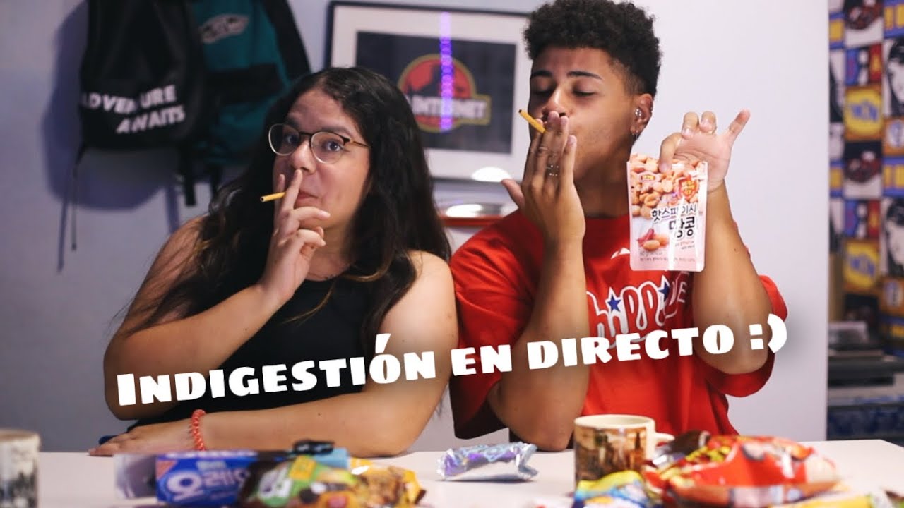 Probando CHUCHES COREANAS reci&eacute;n tra&iacute;das de SE&Uacute;L