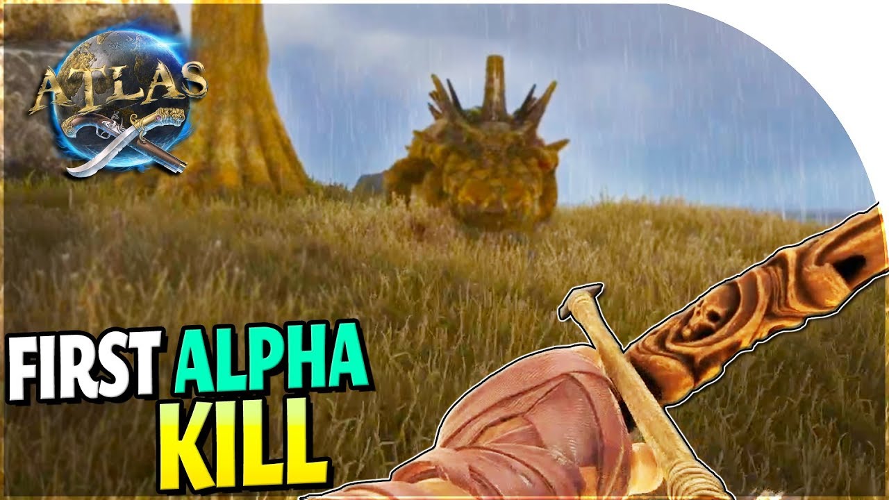 ALPHA KILLING, NEW OP Bow, CROCODILE Hunting (EASY Leveling Up!) in Atlas Gameplay Part 6