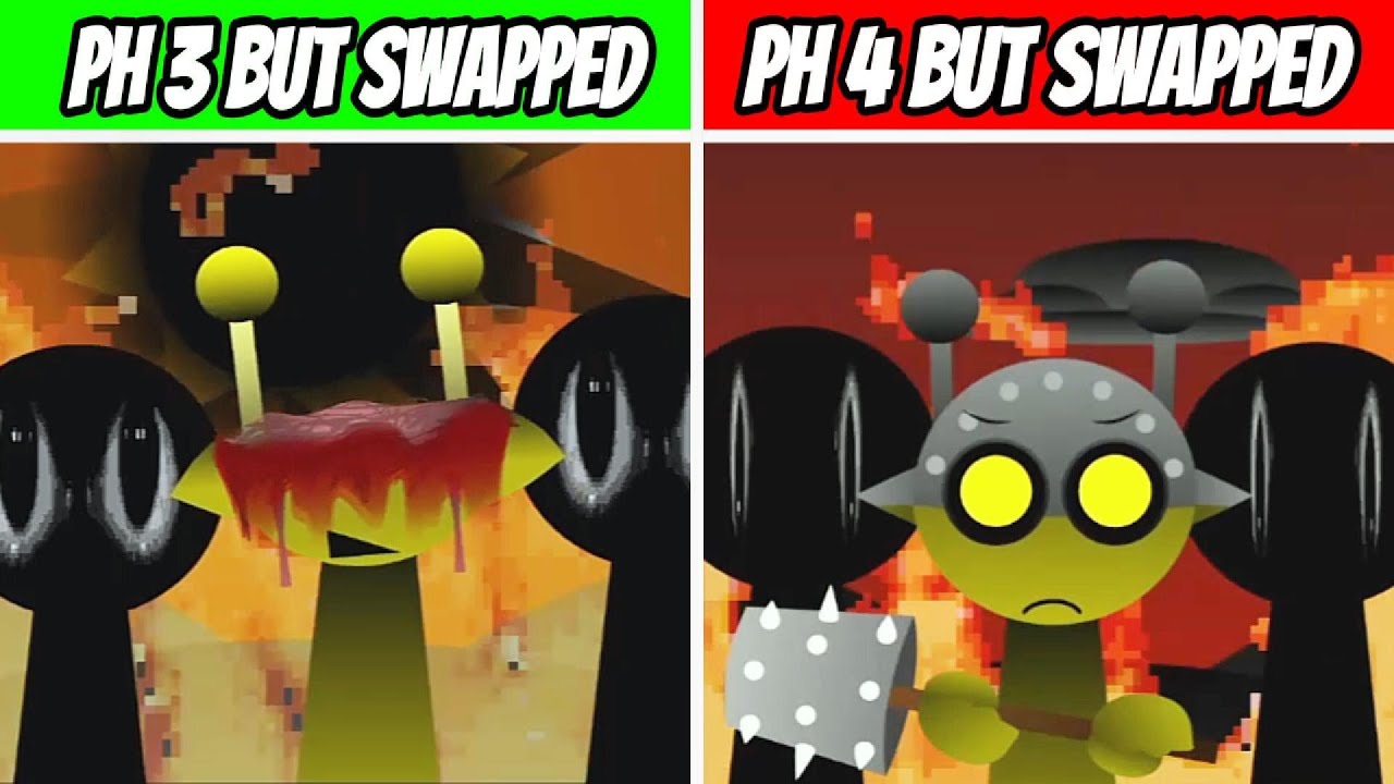 Incredibox Sprunki Anti Shifted – Phase 3 but Swapped VS Phase 4 But Swapped