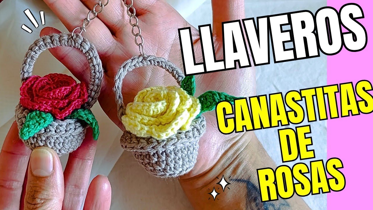 NO PUEDEN SER TAN LINDAS Y FACILES!!! ESTOS LLAVEROS SON FUROR!!!😍🌹