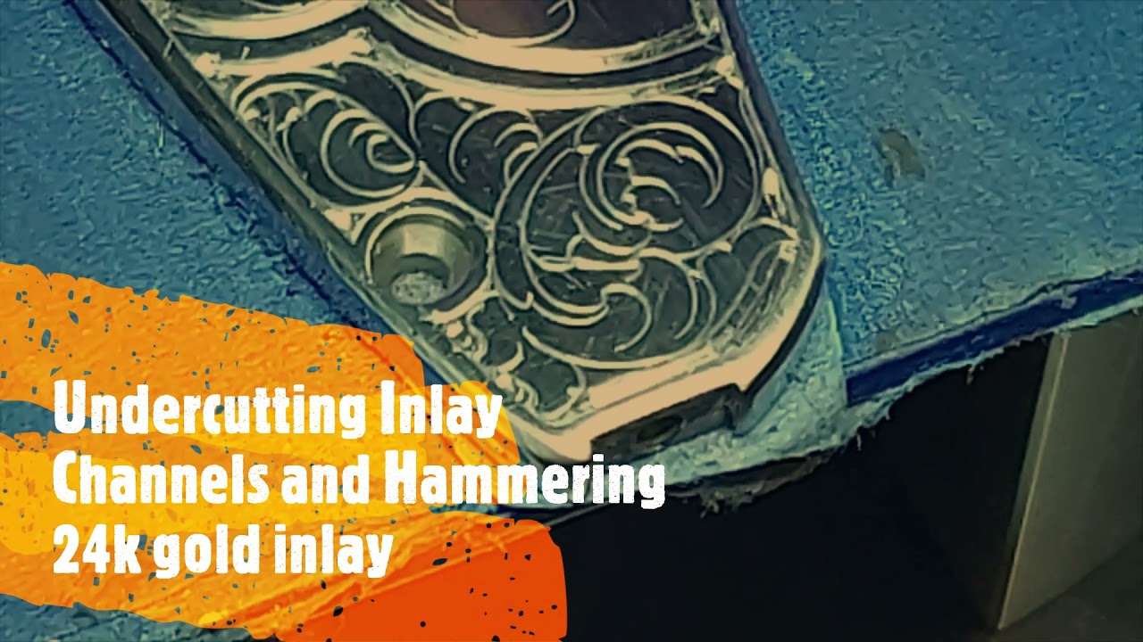 HAND ENGRAVING A WILLIAM HENRY KNIFE (PART THREE, UNDERCUTTING INLAY CHANNELS)