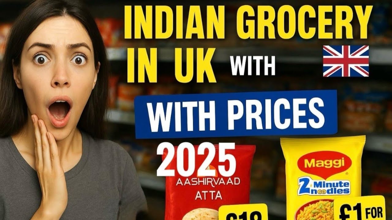 INDIAN GROCERY IN UK WITH PRICE 2025 #sugar&spices 