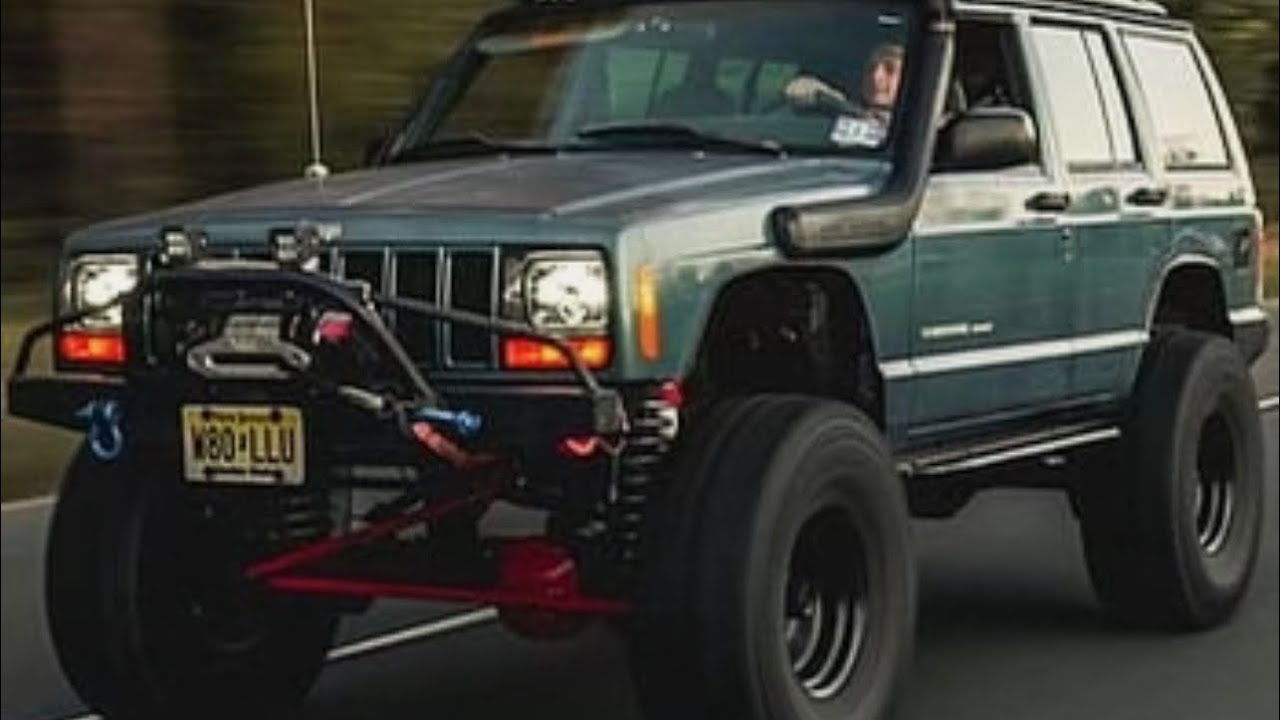 Jeep Cherokee 4.0 Renix exhaust stright pipe brutal sound