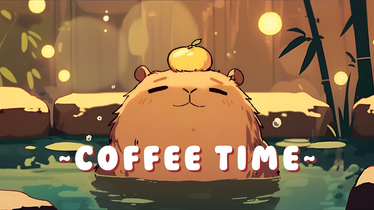 Capybara Beat Station - Cozy Beats for Relaxation ~ Warm Feelings ~ 🦫 🎧 ✨ | High Quality