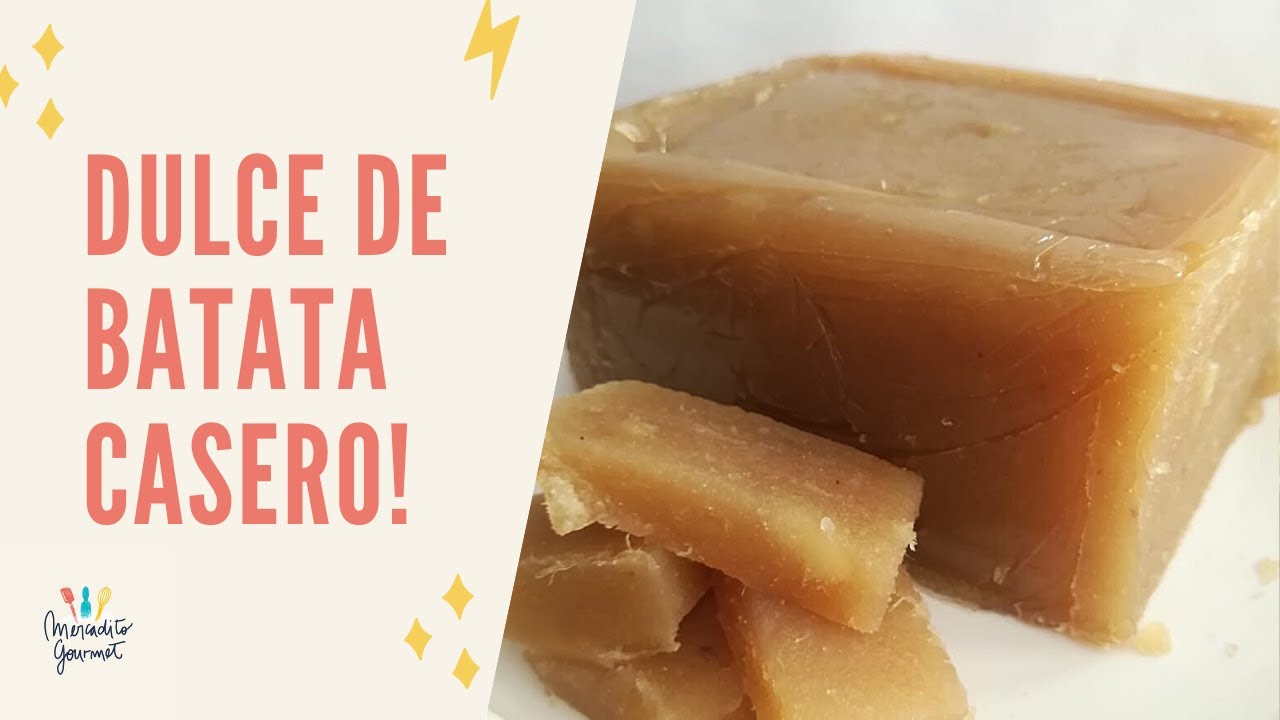 Dulce de batata casero