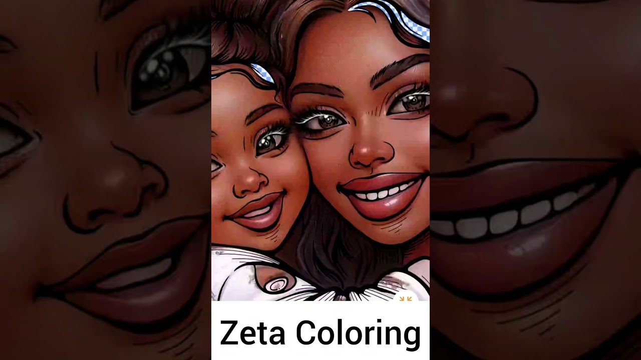 Digital mandala colouring viral video | Zeta Coloring pages | Satisfying Digital painting 