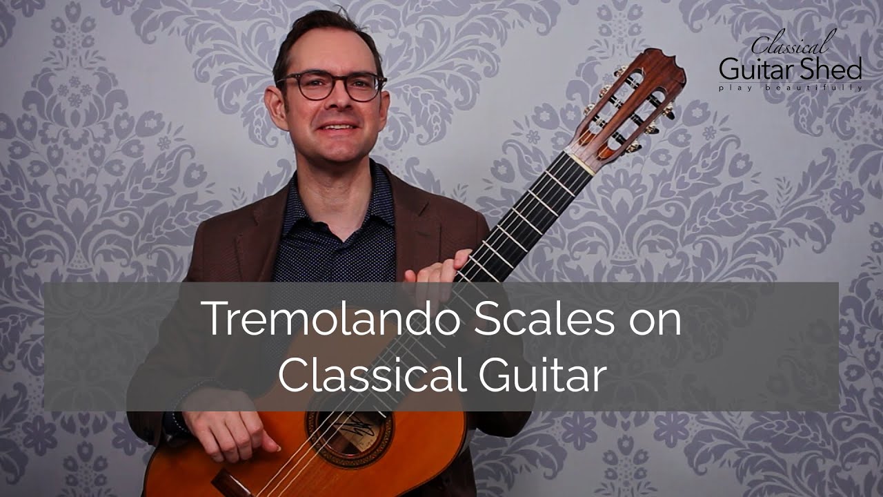 How to Play Tremolando Scales on Classical Guitar (play faster and smoother melodies)