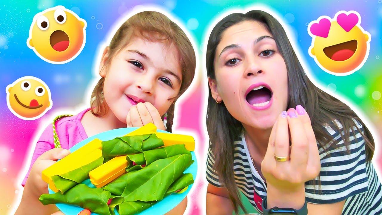 Çocuk videoları. Ayşe ve Defne ile yemek yapalım - en sevimli bölümler. Yemek yapma oyunu