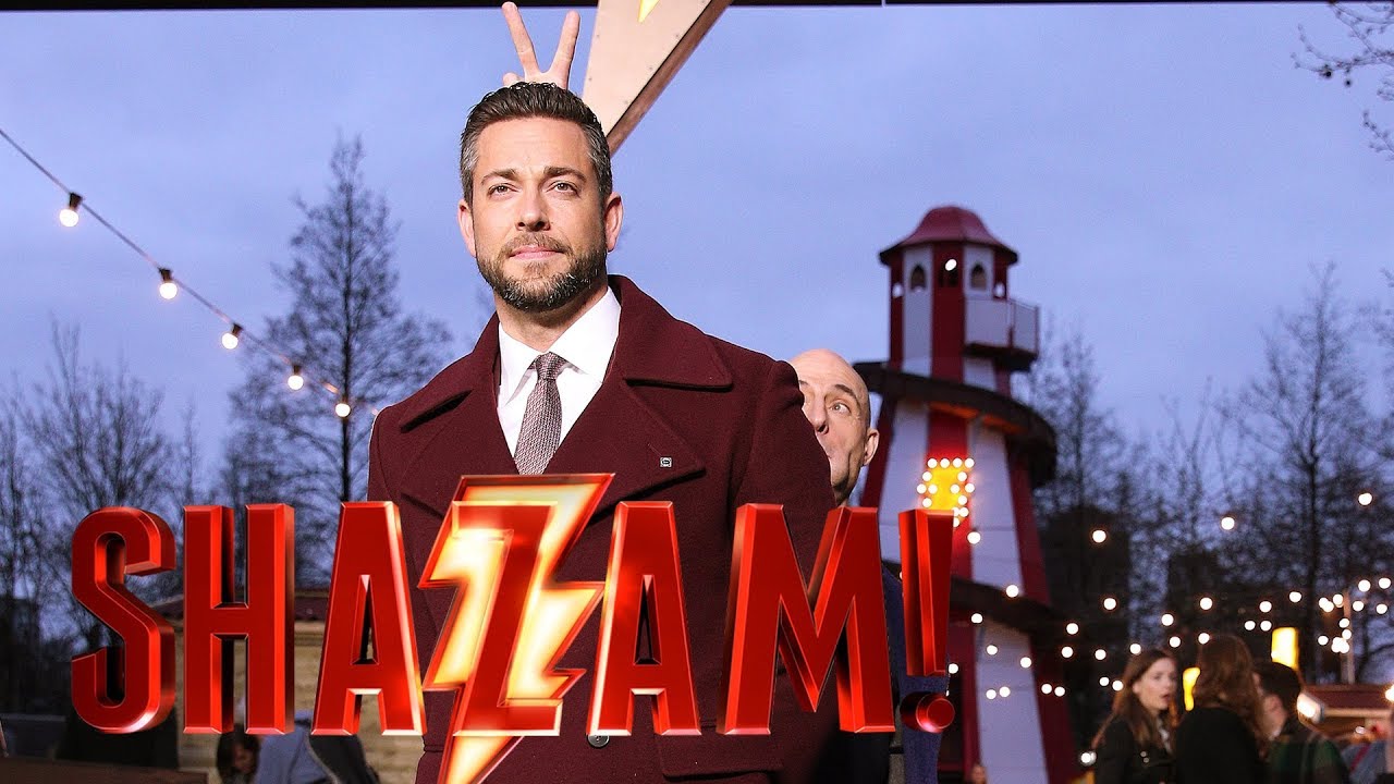 Zachary Levi & Mark Strong on DC's Shazam Premiere