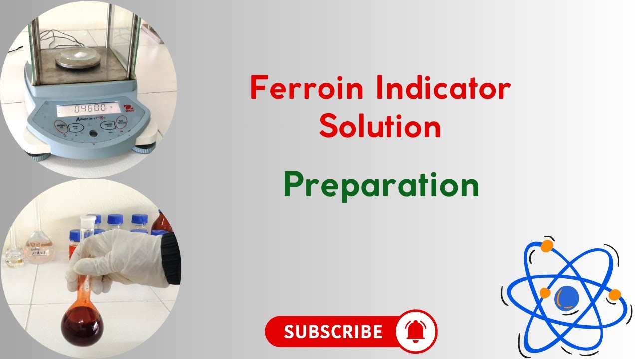 Ferroin indicator solution - Preparation