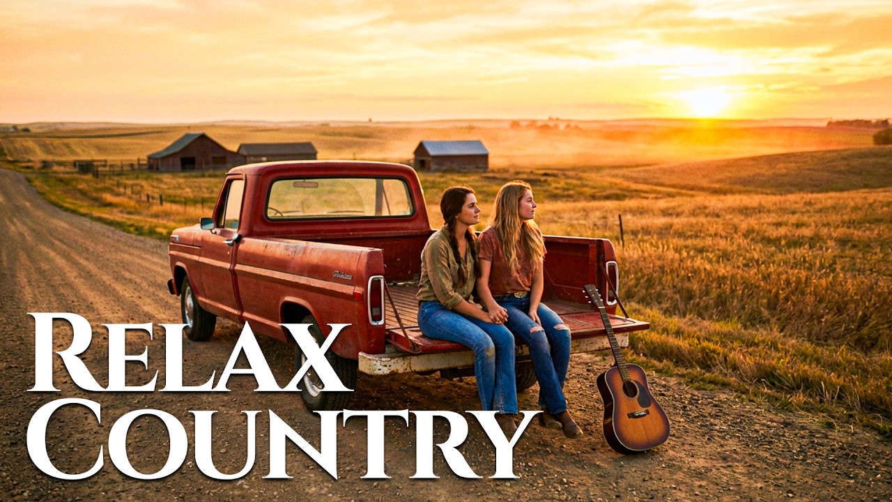 Golden Hour Country Vibes 🌅 Relaxing Acoustic Music for Couples, Focus, Calm Nights &Cozy Atmosphere