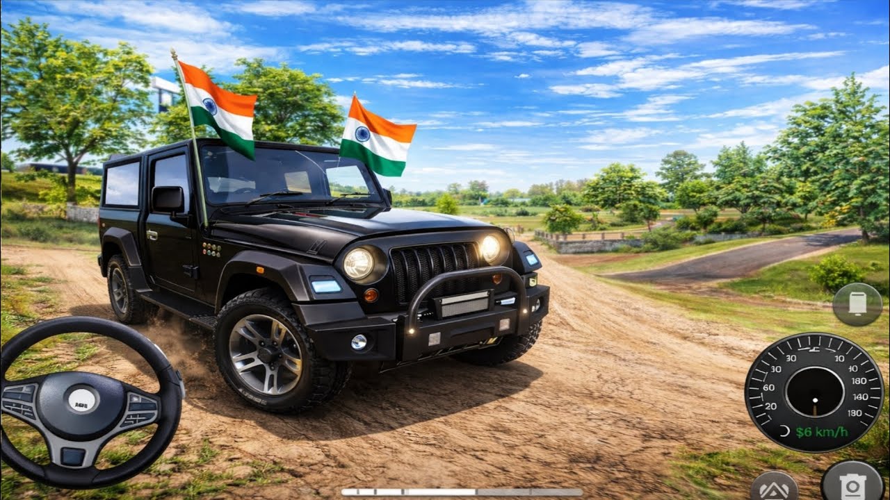 Modified Mahindra Thar Car Game 2026 | Indian Gadi Wala Game Android Gameplay