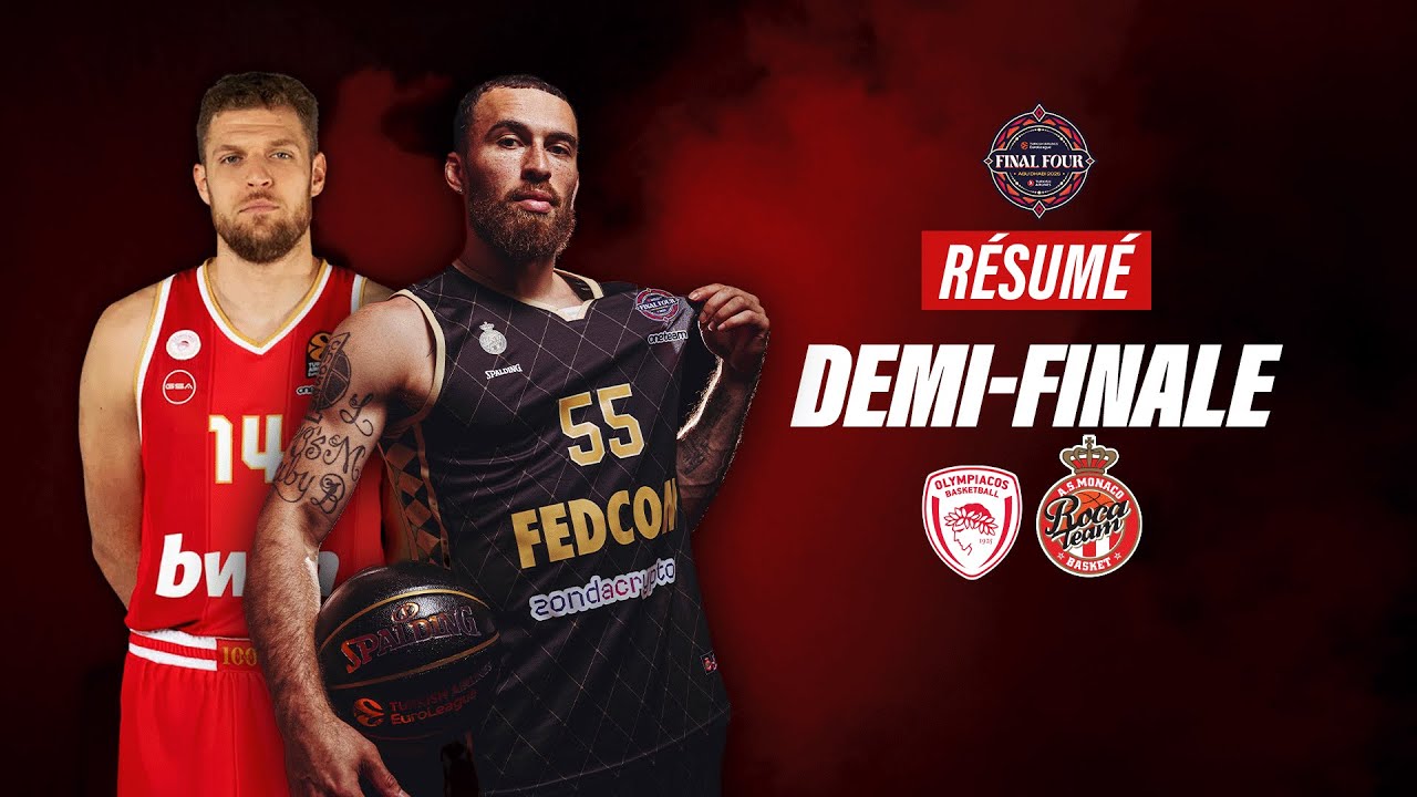 Le résumé - AS Monaco - Olympiacos - Demi-finale Euroleague - 2024-25