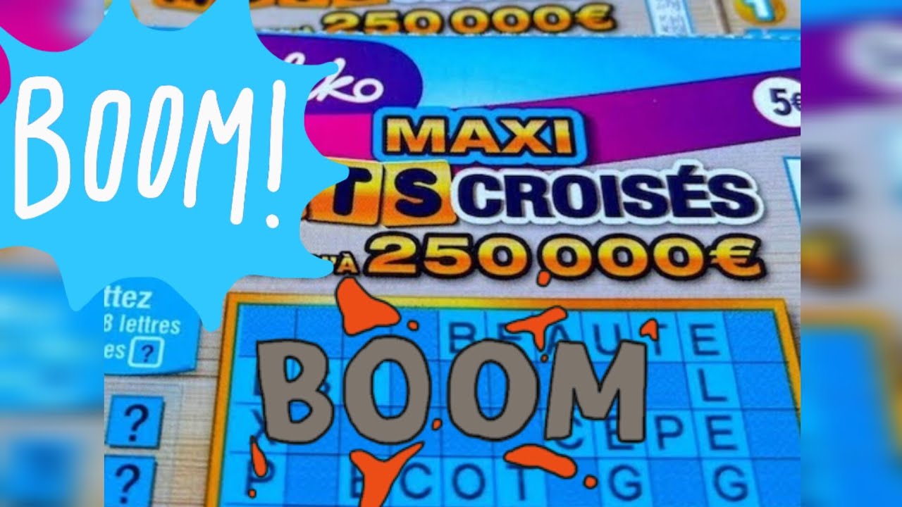 Gratter 6 Maxi MOTS CROISÉS 😍😍😍🤑🤑🤑🤑💰💰💰