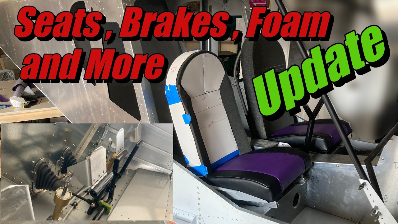Firewall controversy. Update. Seat, foam, brakes and more. Zenith CH 750 CruZer Build...