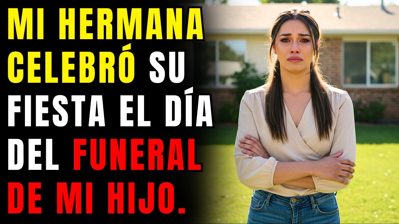 Mi HERMANA celebró su FIESTA el día del FUNERAL de mi HIJO. Dijo que su muerte no era gran cosa...