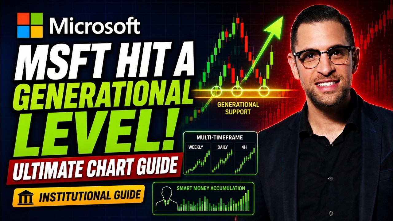 MSFT Just Hit A Generational Level! (The Ultimate Institutional Chart Guide)
