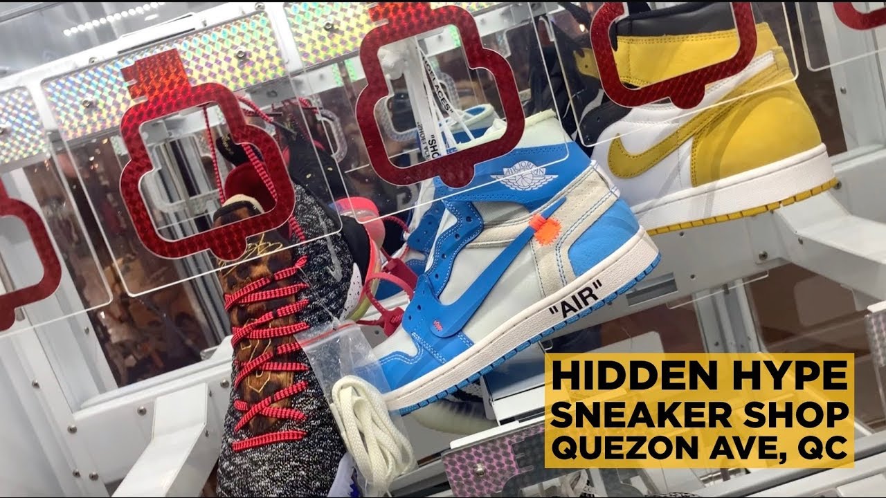 HIDDEN HYPE SNEAKER STORE IN FISHER MALL, QC!