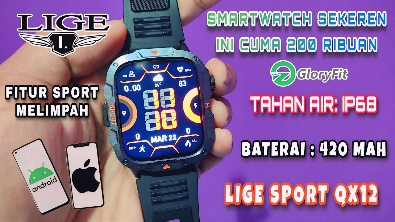 Smartwatch Murah Berkualitas LIGE QX12