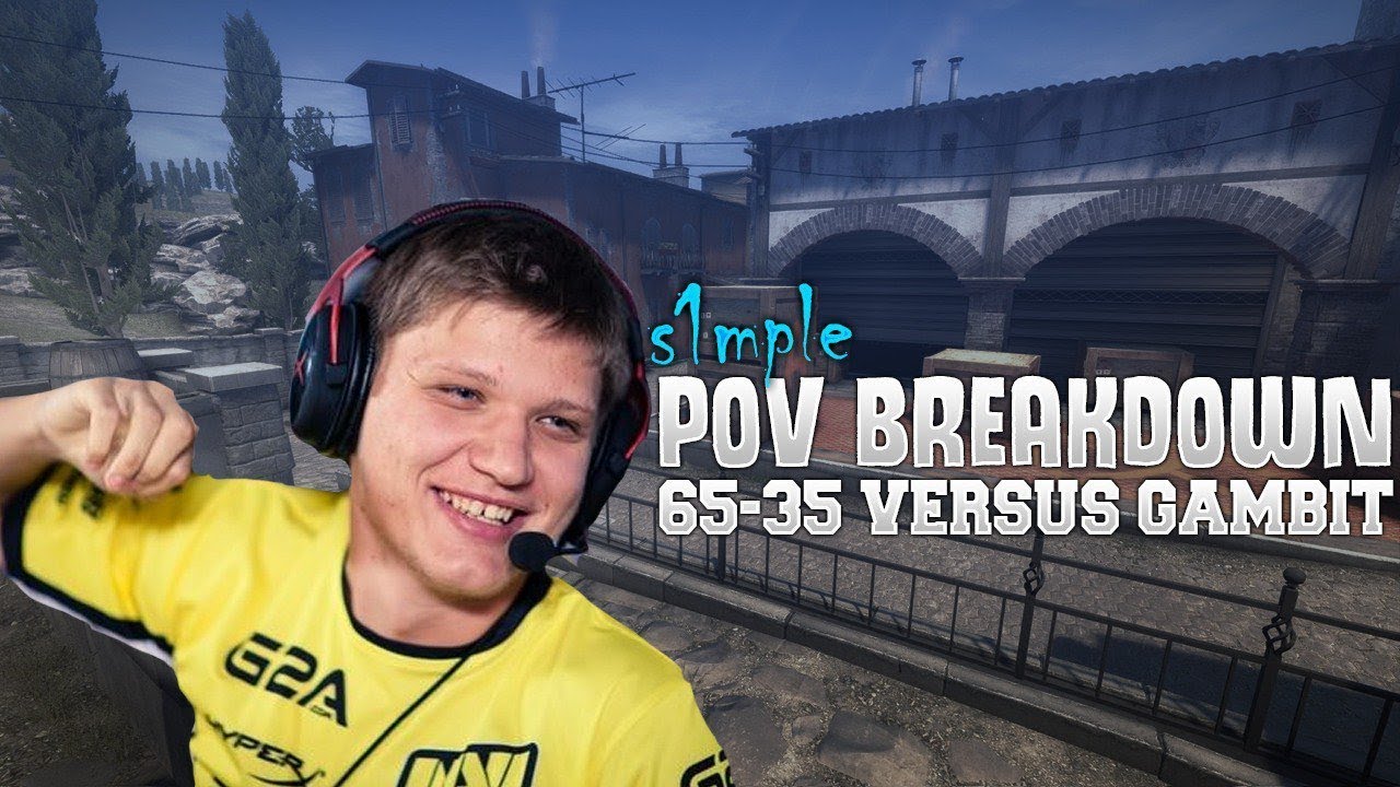 POV Breakdown - s1mple goes 65-35 vs Gambit on Inferno (DreamHack Open Winter)