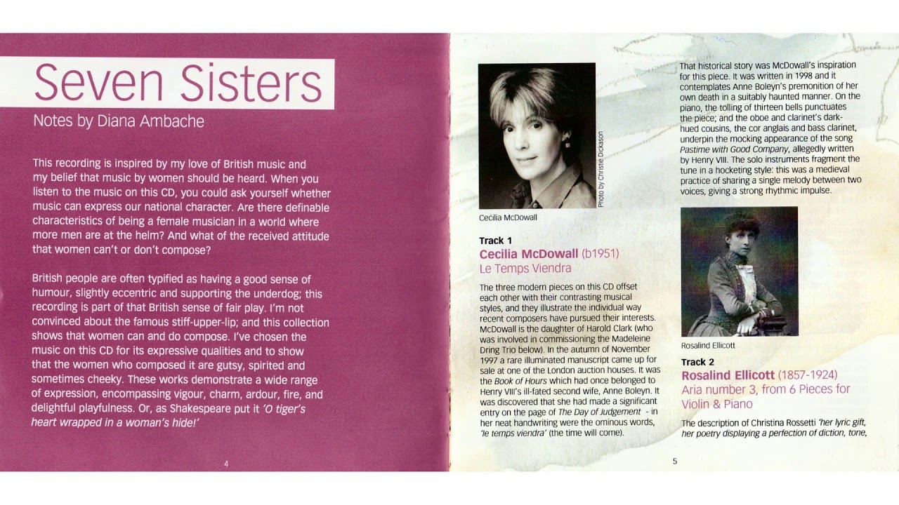 Seven Sisters 1 - Cecilia McDowall 'Le Temps Viendra' (1998)