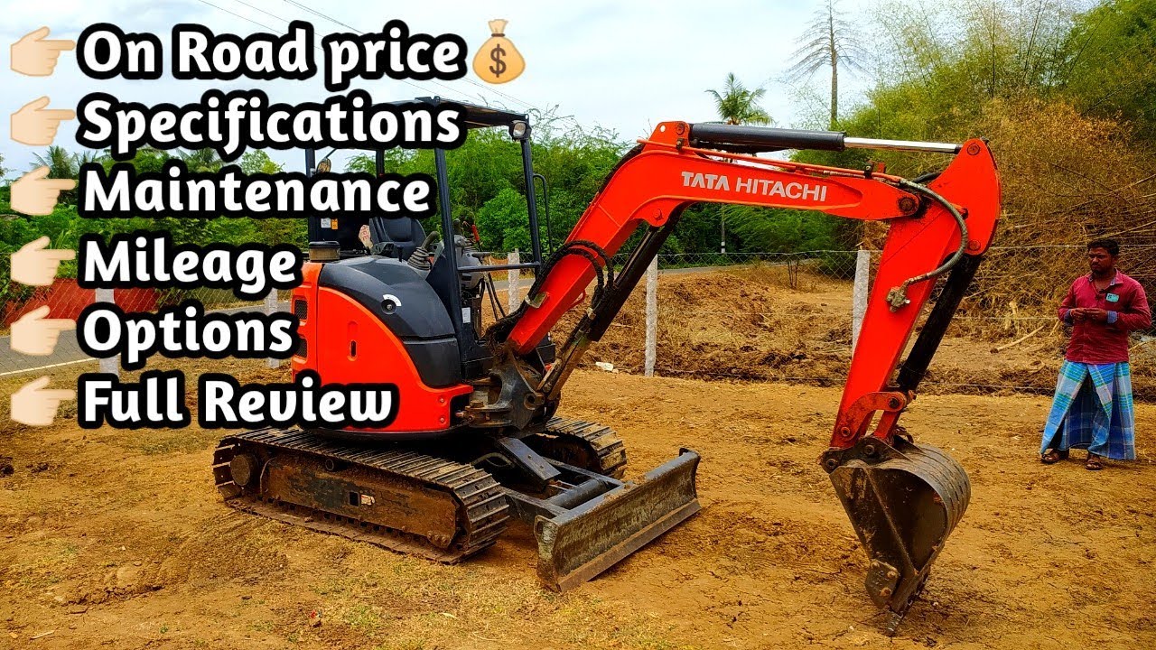 How to Drive TATA HITACHI 33U || Mini HITACHI