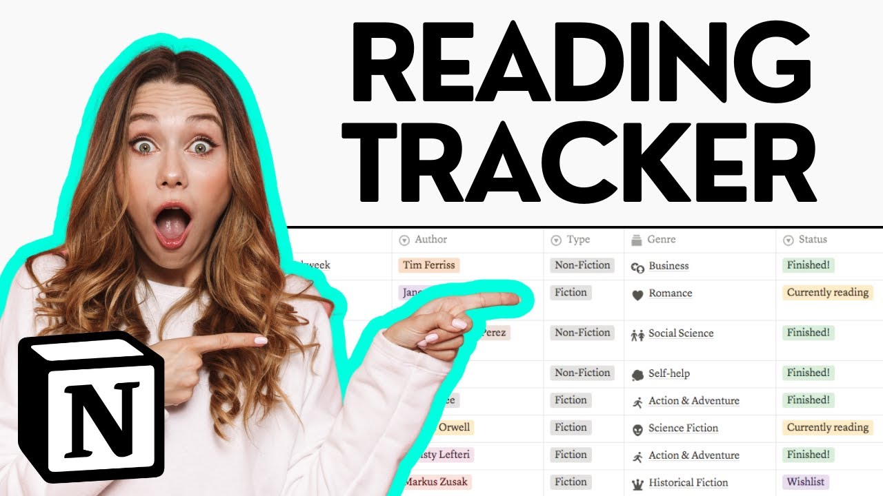 The ULTIMATE Reading Tracker Setup in Notion! 📚⚡️