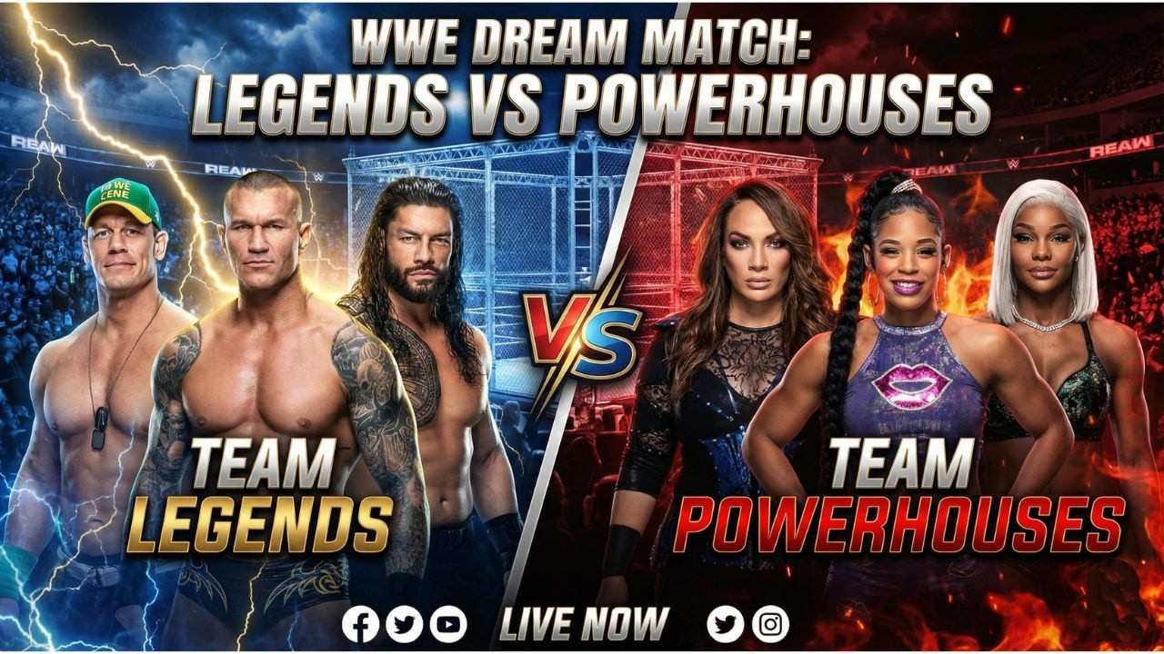 Cena,Reigns,Orton vs Jax,Cargill,Belair💪🦖 |WWE 2K25 #verticallive #wwe2k25 #shorts