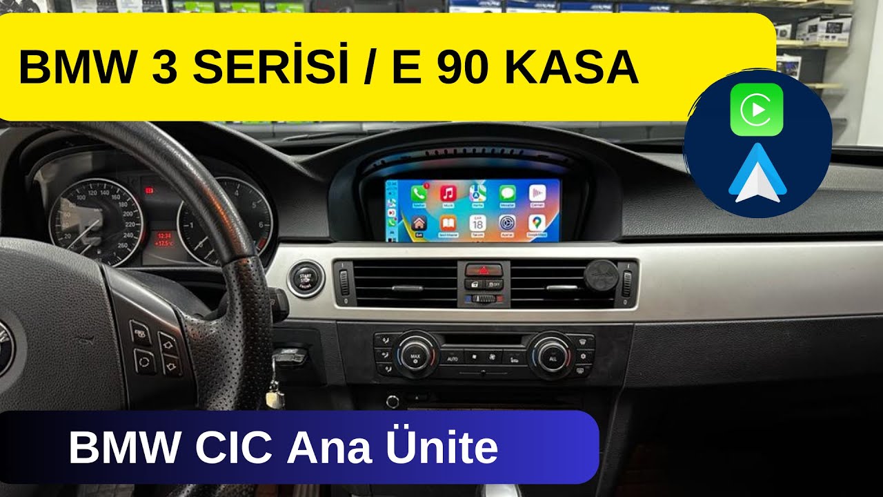 BMW 3 SERİSİ  E90 KASA CIC Ana Ünite➡  Kablosuz Carplay AndroidAuto Sistemi  #carplay cic