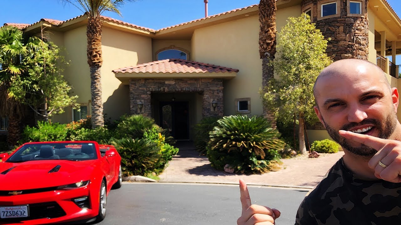 VLOG J'HABITE DANS UNE VILLA A 2 MILLIONS D'EUROS ! / VLOG LAS VEGAS #1