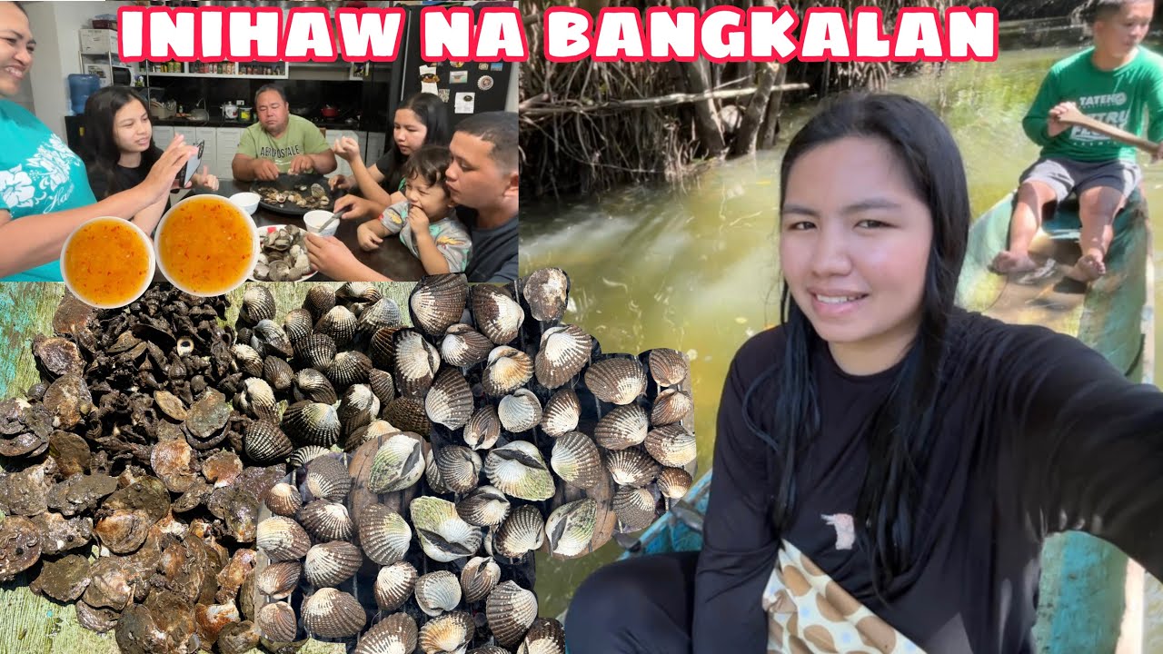 PANGANGAPA NG BANGKALAN SA ILOG | INIHAW NA BANGKALAN AT TIHIM