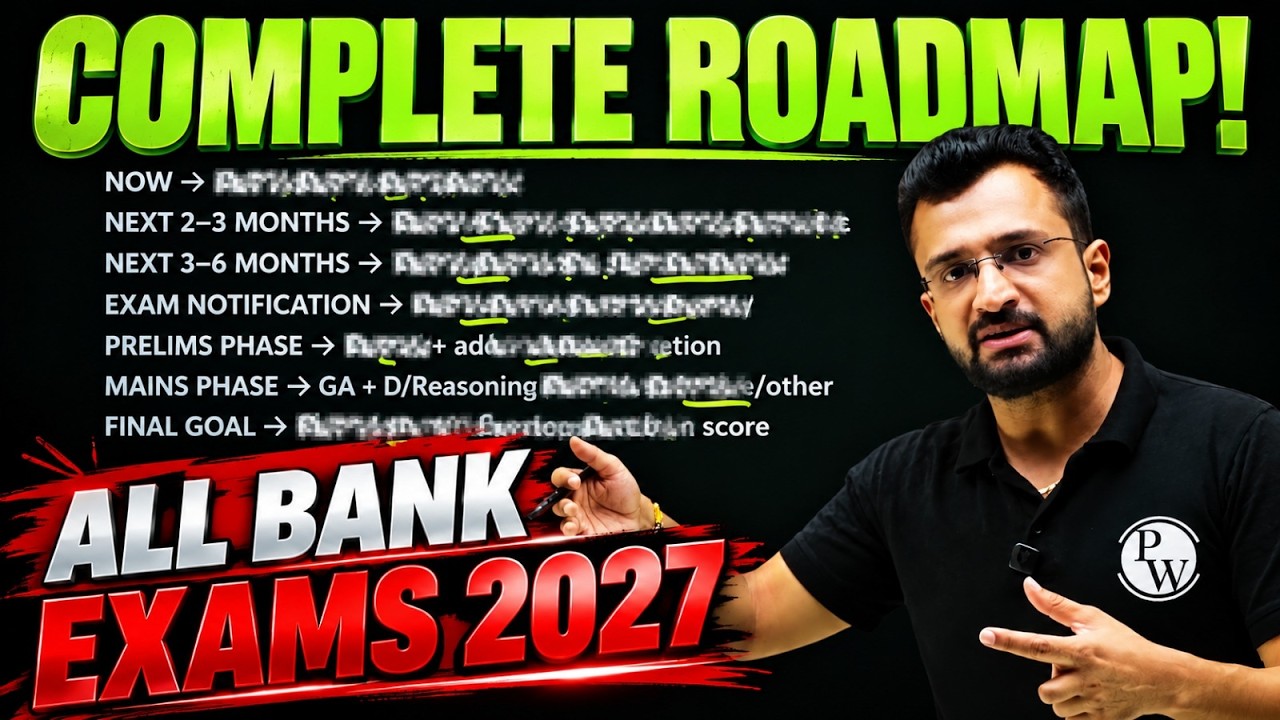 ALL BANK EXAMS 2027 | Complete Roadmap to Selection 🔥 | Study Plan, Strategy & Preparation