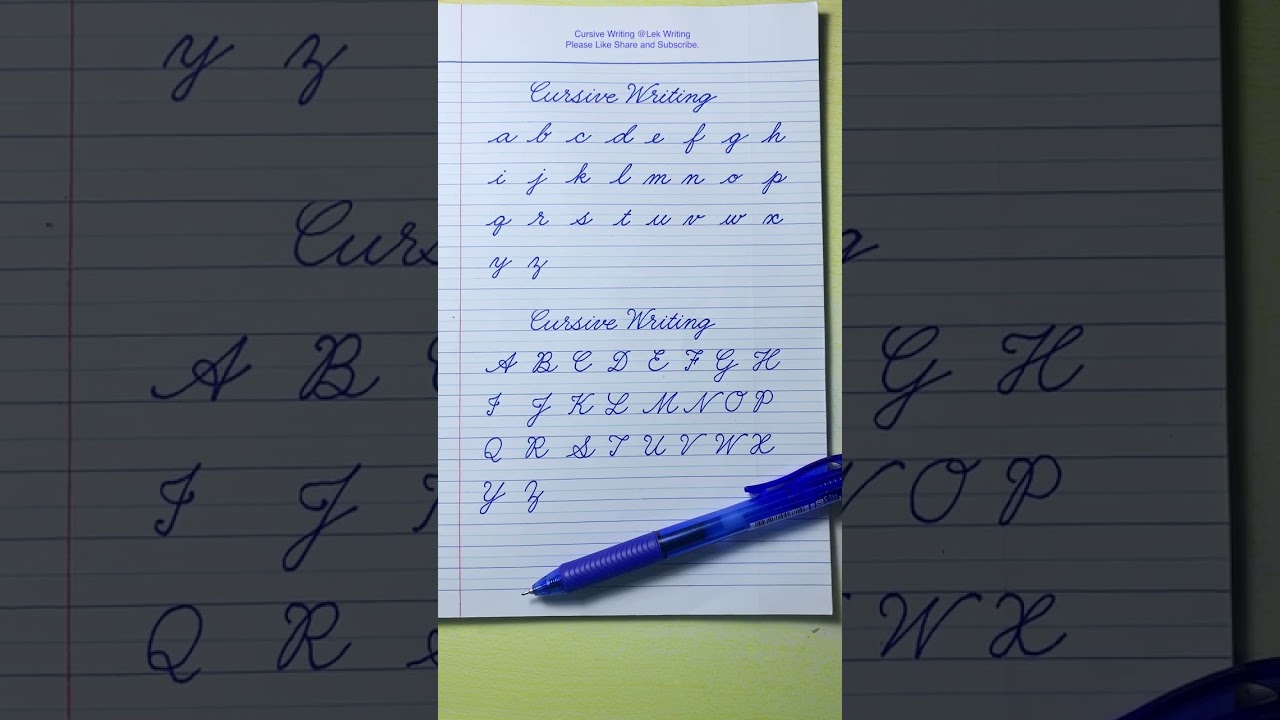 Cursive writing a to z | Cursive abcd | Cursive writing abcd | Cursive letters | Cursive handwriting
