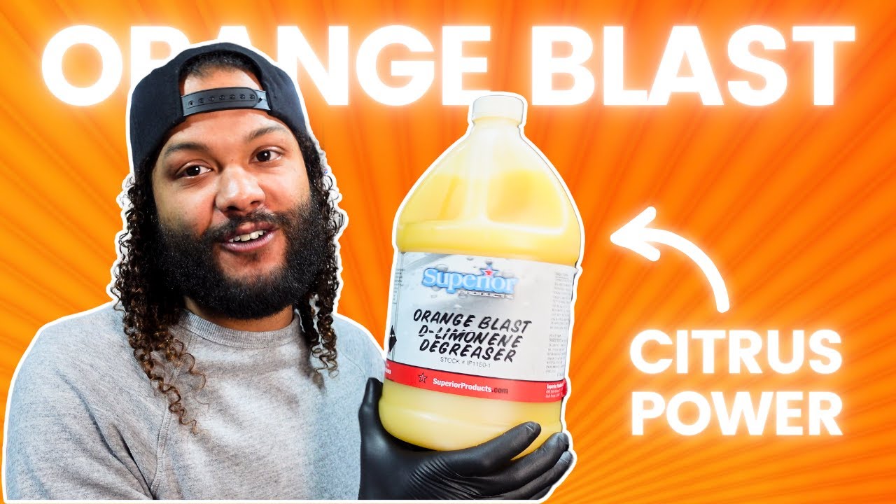 Best Citrus Cleaner for Professional Detailing - Orange Blast By Superior Products
