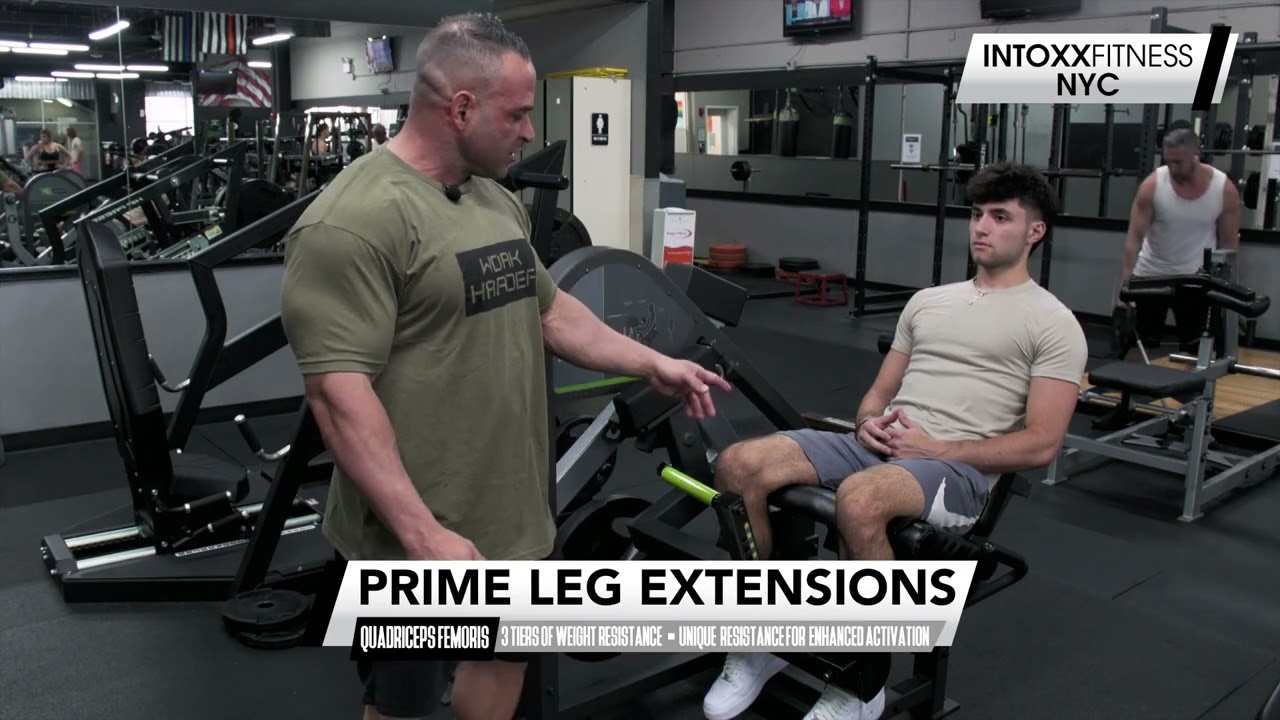 Prime Leg Extension Demonstration at Intoxx Fitness Oakwood