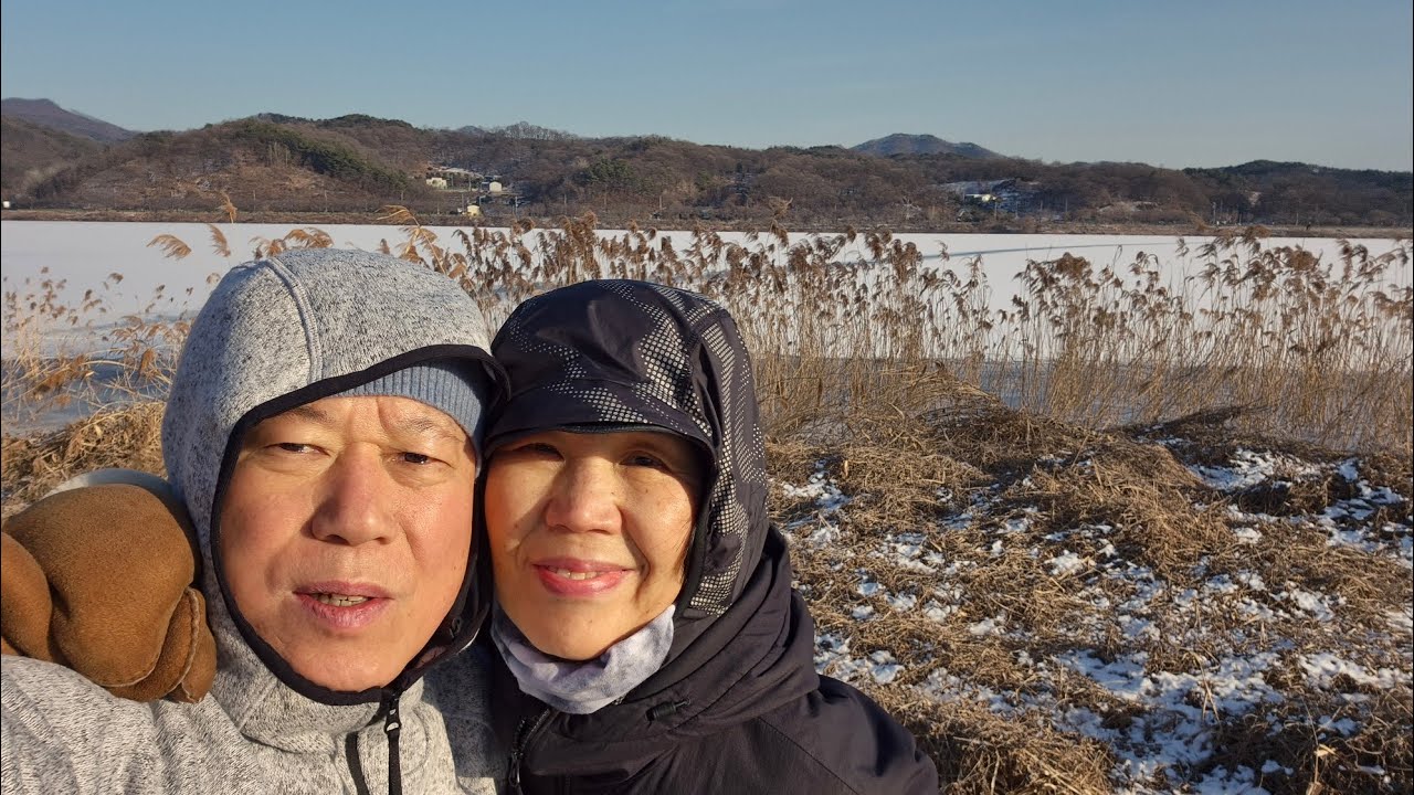 북한강이 꽁꽁 얼었네 6km