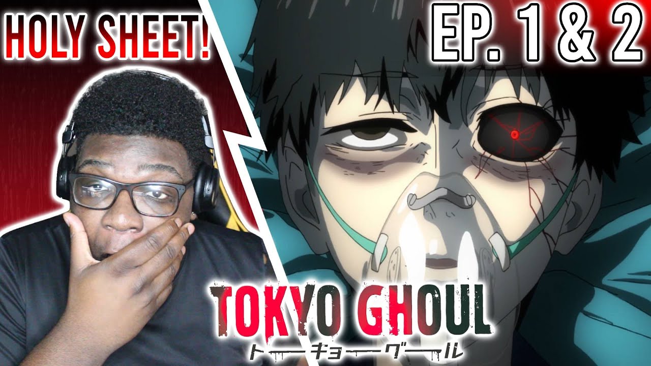 NEVER SEEN AN ANIME THIS BLOODY! Tokyo Ghoul Season 1 Episode 1 & 2 Reaction