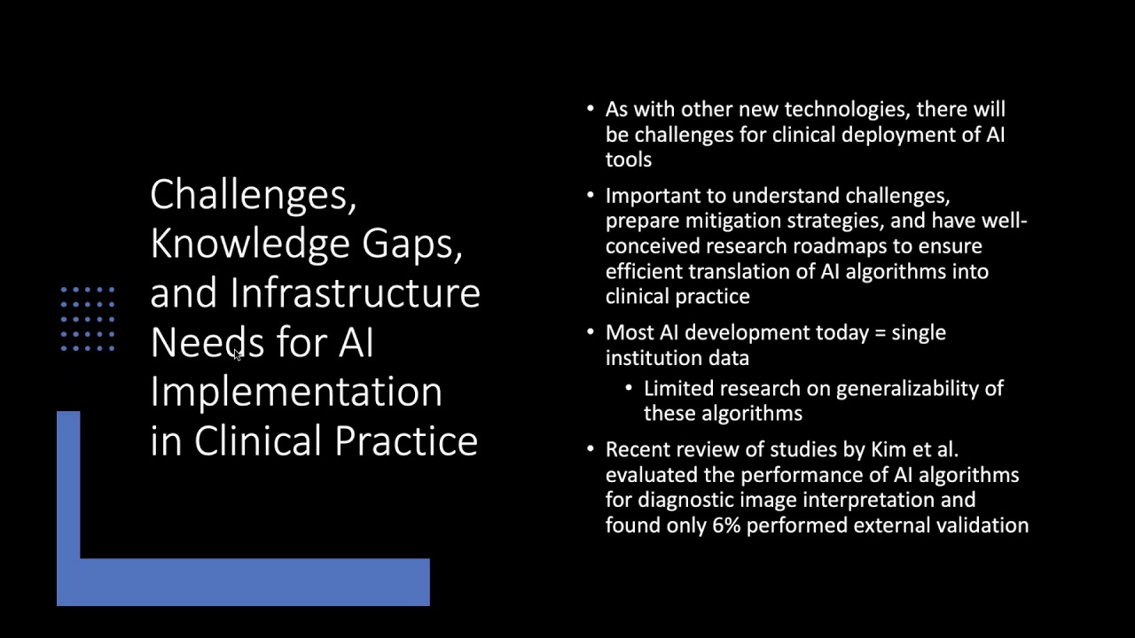 RFS AI Journal Club: A Road Map for Translational Research on AI in Medical Imaging