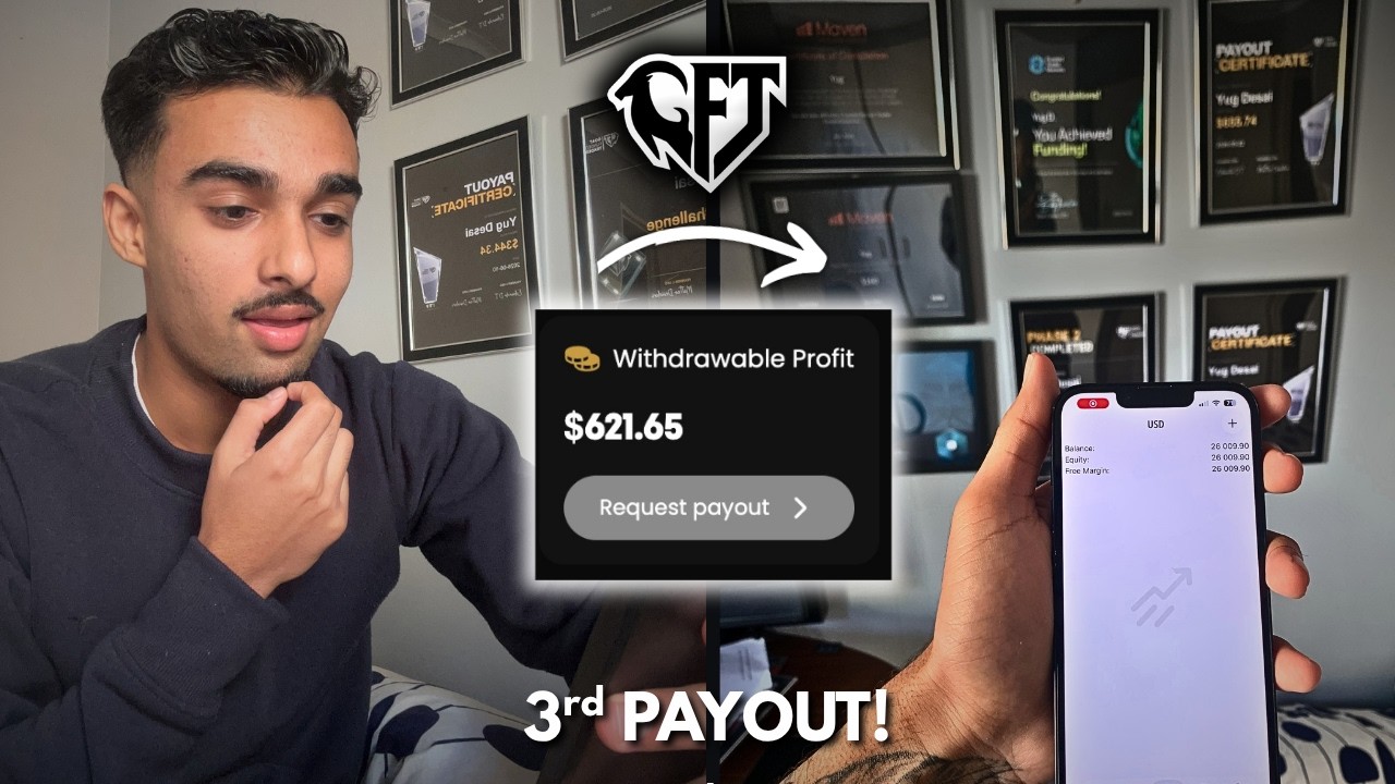 Я ПОЛУЧИЛ СВОЮ ТРЕТЬЮ ВЫПЛАТУ НА СЧЕТЕ В $25 000 | GOAT FUNDED TRADER