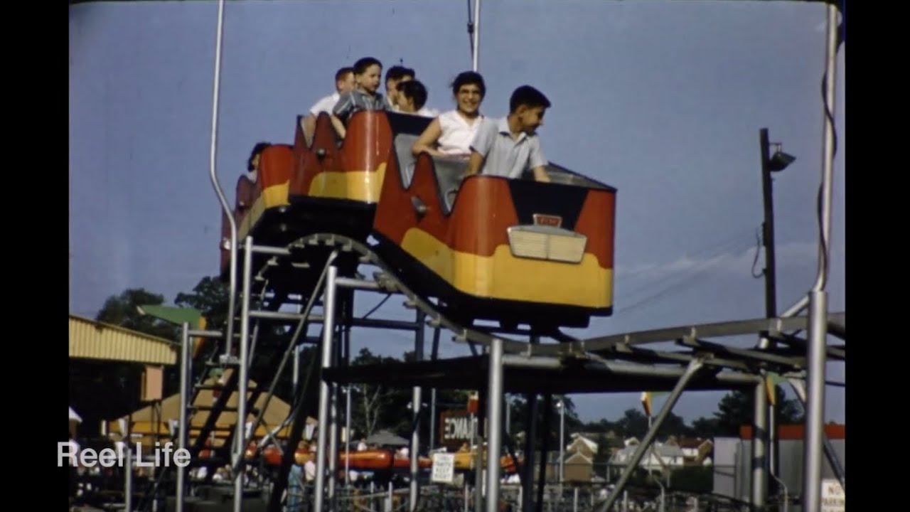 1957 Families at the amusement park, Philadelphia, Pa