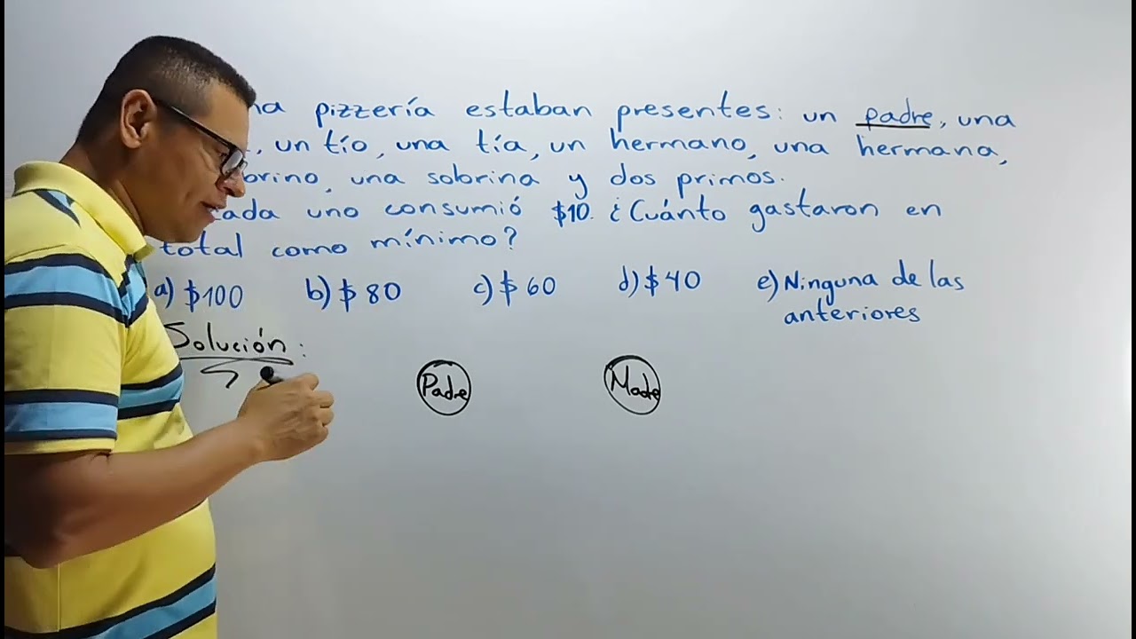 RAZONAMIENTO LÓGICO : PROBLEMAS DE PARENTESCO