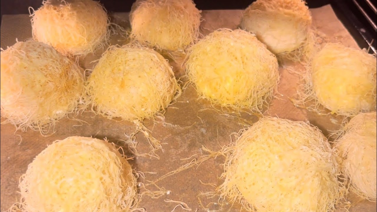كنافة بالقشطة بطريقة سهلة ولذيذة #ramadan #cooking #food #recipe #اكسبلور 