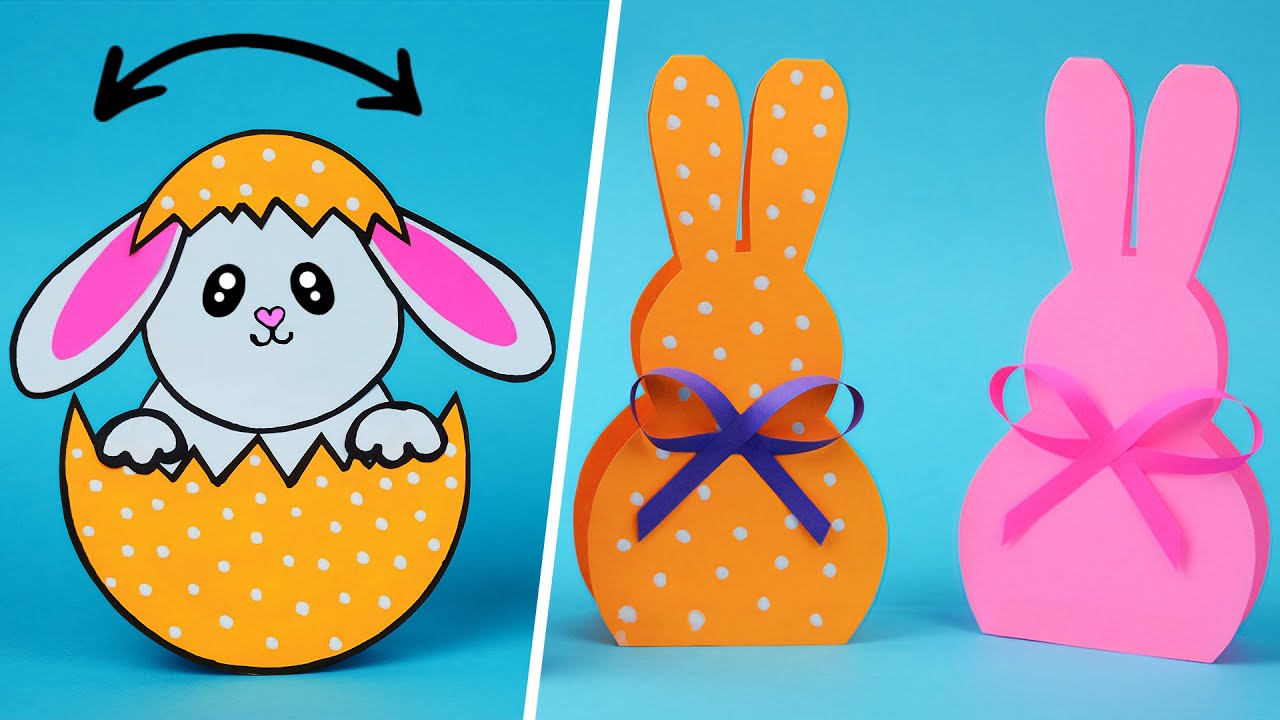 3 DIY Paper Craft Ideas for Easter | Tutorial
