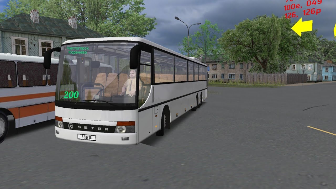 Междугородний маршрут на Setra 317 UL, Omsi 2 Чистогорск #6
