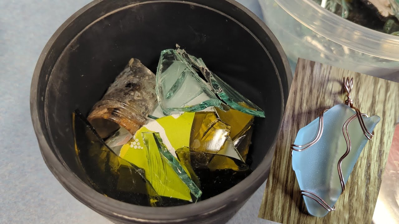 Can you tumble just any glass into sea glass?