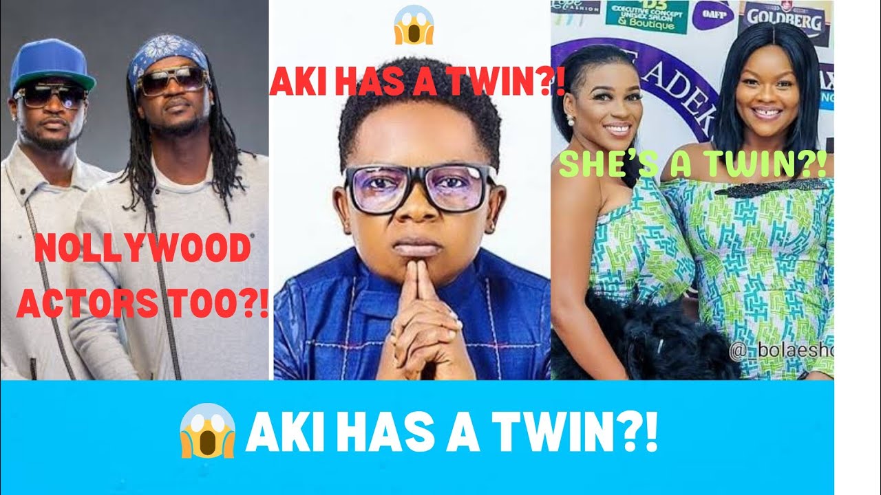 5 NOLLYWOOD STARS YOU NEVER KNEW ARE TWINS! 😱👯&zwj;♂️